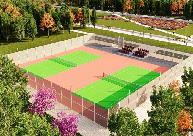 Bakıda yeni park salınır - Fotolar