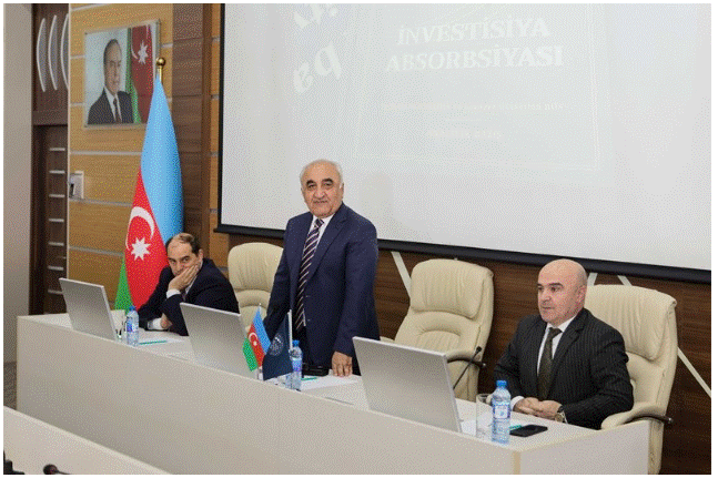 "Azərbaycan iqtisadiyyatının investisiya absorbsiyası" kitabı təqdim olundu