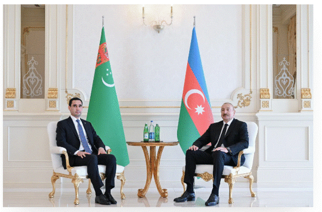 Azərbaycan və Türkmənistan prezidentlərinin təkbətək görüşü olub