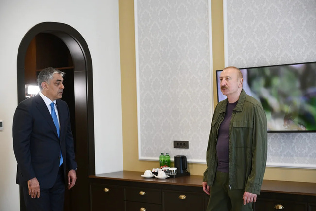 Prezident İlham Əliyev "Xankəndi" hotelinin açılışında iştirak edib