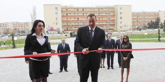 Prezident Sumqayıt Dənizkənarı Bulvarının açılışında