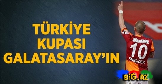 Qalatasaray Türkiyə kubokunu qazandı - FOTO