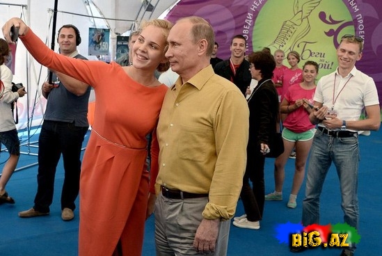 Putin, Dalay Lama və Roma Papası "selfie" fotolarda