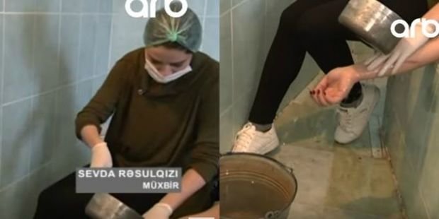 Azərbaycanda canlı yayımda BU DA OLDU: Aparıcı ölü yudu – VİDEO