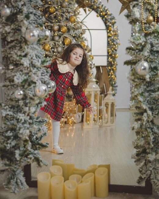 Elşənlə qızının Yeni il FOTOLARI