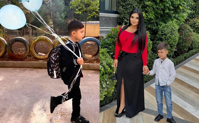 Övladlarını birinci sinfə yola saldılar - Fotolar