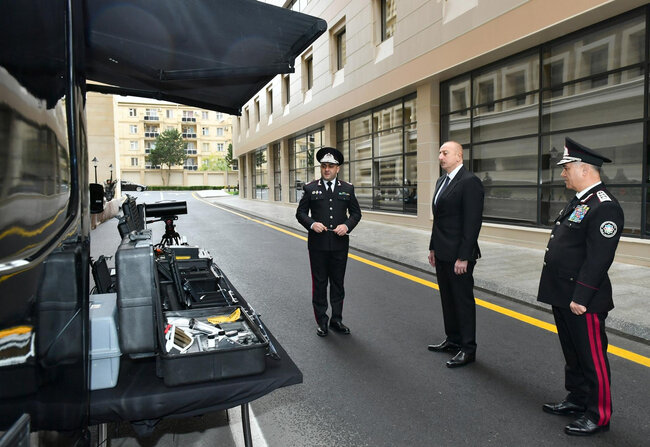 Prezident İlham Əliyev DTX-nin yeni inzibati binalarının açılışında iştirak edib - FOTO
