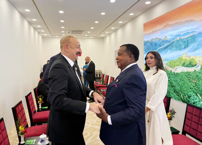 Prezidentlə xanımının paraddan maraqlı - Fotoları