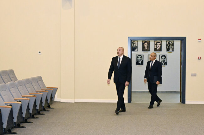 Prezident Bakıda açılışda - Fotolar