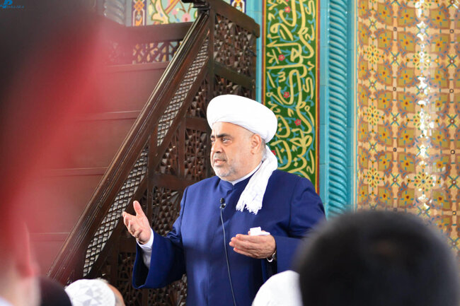 "Təzəpir" məscidində bayram namazı qılındı - FOTO