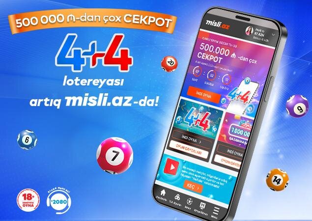 "Azərlotereya"dan sevindirən YENİLİK - "4+4" tirajlı lotereya biletləri onlayn satışda