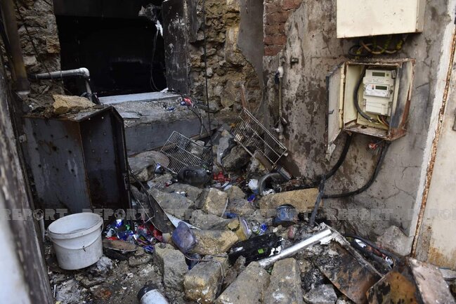 Bakıda partlayış baş verən gecə klubunun hazırkı vəziyyəti - FOTOLAR