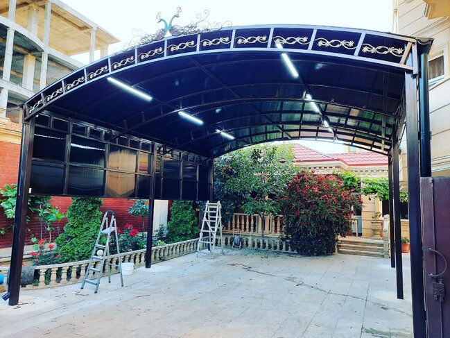 Polikarbonat və dam örtüklərin hazırlanması və quraşdırılması!