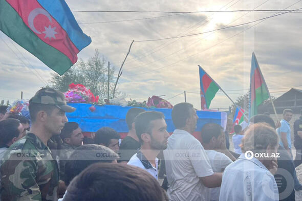 Xaqan Qurbanov Ağdaş rayonunda dəfn edilib - FOTO