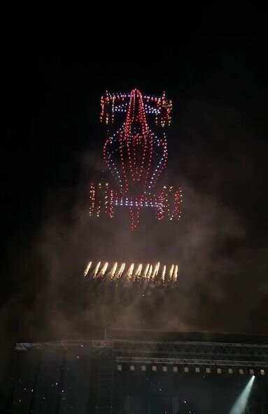 Leyla Əliyeva "Formula-1" in axşam şousundan görüntülər paylaşıb - FOTO