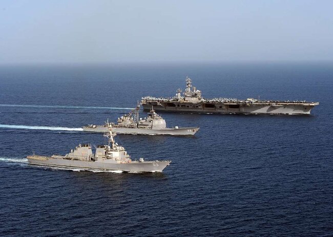 ABŞ daha bir gəmiyə zərbə endirib