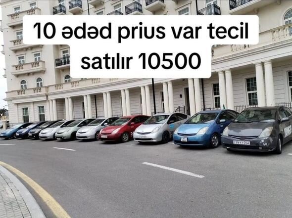Azərbaycanda "Prius"un qiyməti kəskin ucuzlaşdı (FOTO)