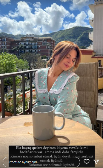 "Kiməsə nəyisə sübut etmək üçün deyil..." - Aynişan