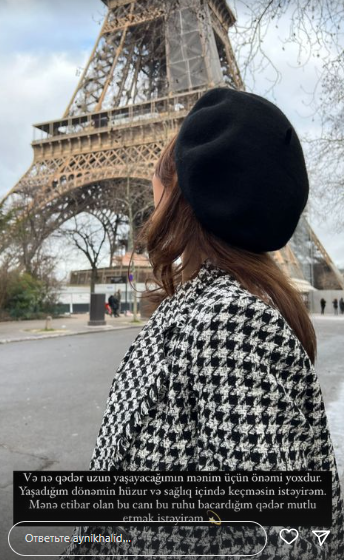 "Kiməsə nəyisə sübut etmək üçün deyil..." - Aynişan