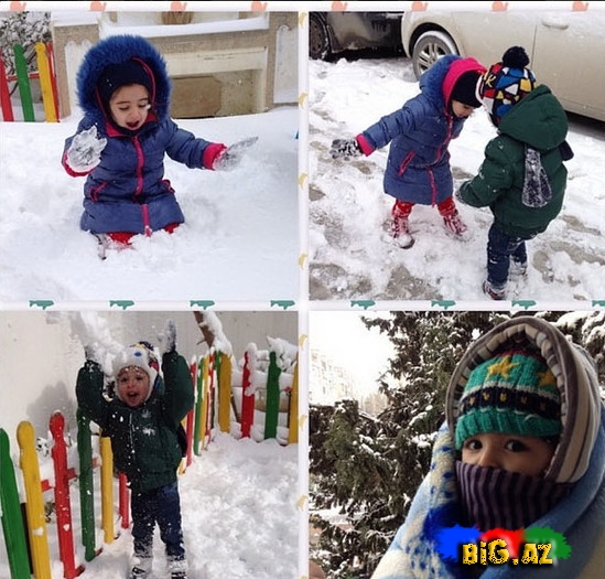 Fuad Əlişov və Sevinc Əlişova cütlüyünün övladlarının yeni fotoları - FOTO
