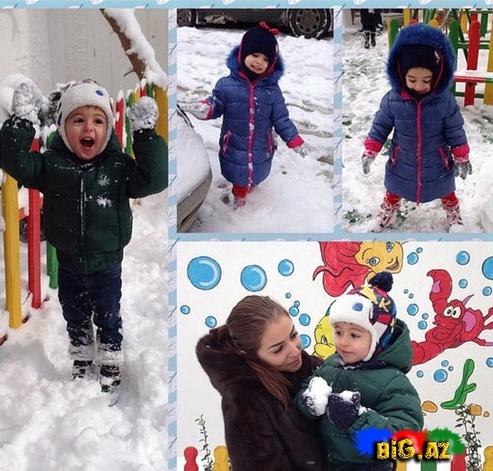 Fuad Əlişov və Sevinc Əlişova cütlüyünün övladlarının yeni fotoları - FOTO