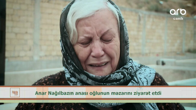 Anar Nağılbazın məzarını qucaqlayan anası: "İyini balalarından alıram" – VİDEO