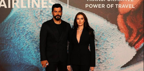 Fahriye Evcen və Burak Özçivit Türk Hava Yollarının tədbirində - FOTO