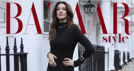 Kıvanç Tatlıtuğun yoldaşı Harper's Bazaar jurnalında - FOTOLAR