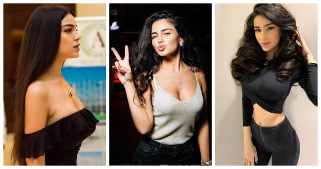 Ukraynada yaşayan Azərbaycan əsilli model gözəlliyi ilə göz qamaşdırır - FOTOLAR