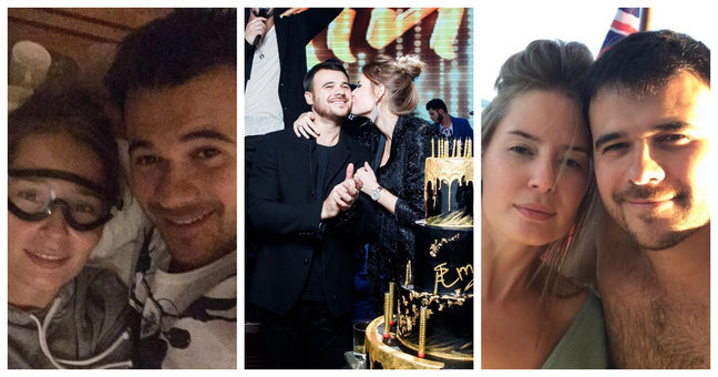 Emin Ağalarovu xanımı belə təbrik etdi - FOTO