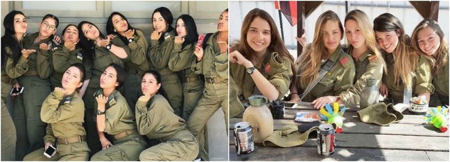 İsrailin qadın hərbçiləri – FOTOLAR