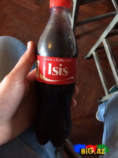 Coca-Coladan İŞİD terrorçularına dəstək - FOTO
