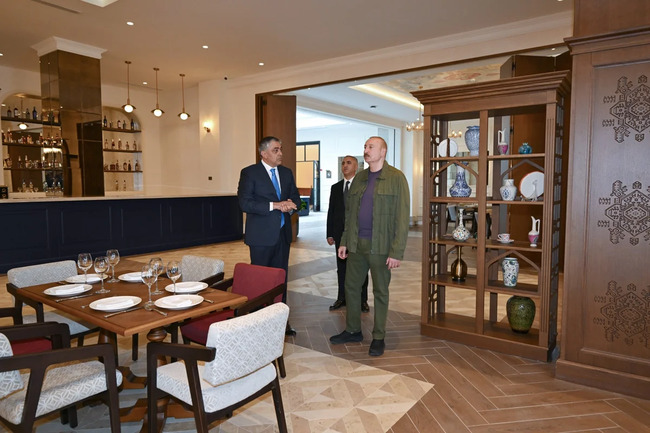 Prezident İlham Əliyev "Xankəndi" hotelinin açılışında iştirak edib