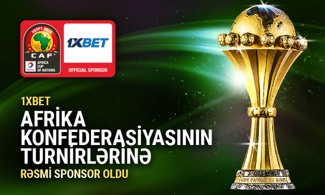 1xBet Afrika konfederasiyasının turnirlərinə rəsmi sponsor oldu