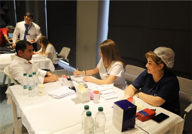 "Avrora" MMC-də qanvermə aksiyası keçirilib