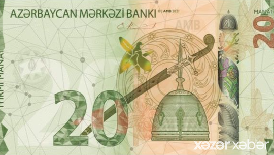 Yeni 20 manatlıq əsginaslar dövriyyəyə buraxılıb - VİDEO