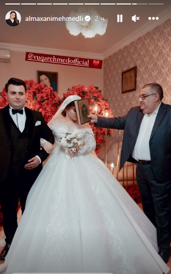 Almaxanımın toyundan YENİ GÖRÜNTÜLƏR