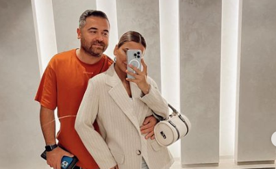 Aparıcı İlkin Həsəni HƏYAT YOLDAŞI İLƏ - FOTO