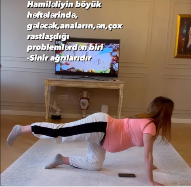 "Son bir ay" - Ana olmağa hazırlaşan Sevdadan YENİ GÖRÜNTÜLƏR