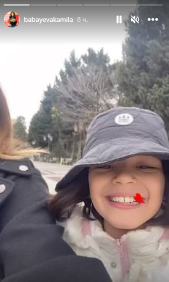 Bu da aparıcı Kamilənin qızı - FOTO