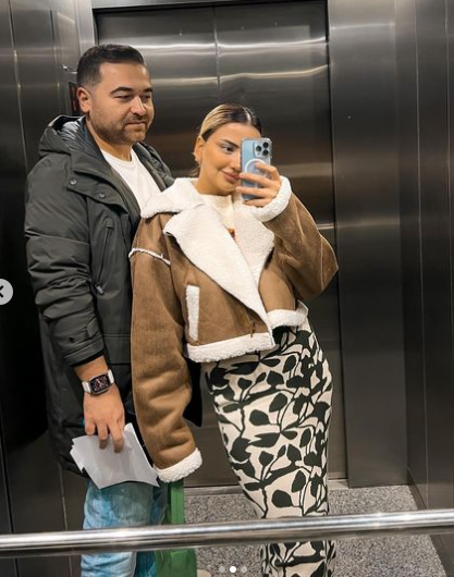 Aparıcı İlkin Həsəni HƏYAT YOLDAŞI İLƏ - FOTOLAR