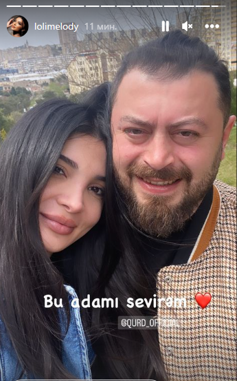 Qurdla həyat yoldaşından SƏMİMİ FOTOLAR