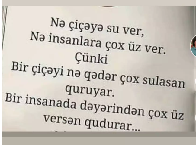 Xoşqədəm: "Bir insana dəyərindən çox üz versən, qudurar"