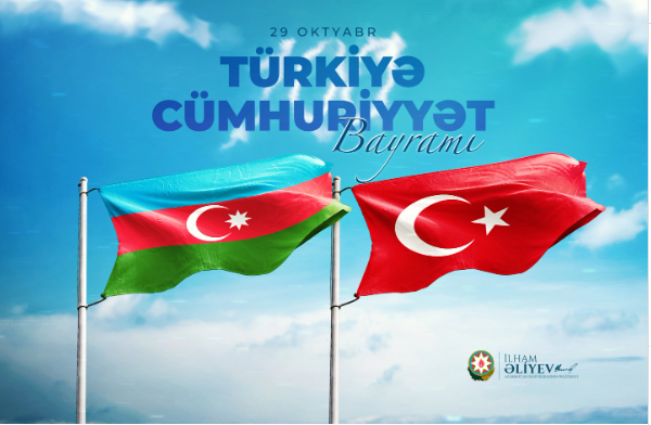 Prezident İlham Əliyev Türkiyənin Cümhuriyyət bayramı ilə bağlı paylaşım edib - FOTO