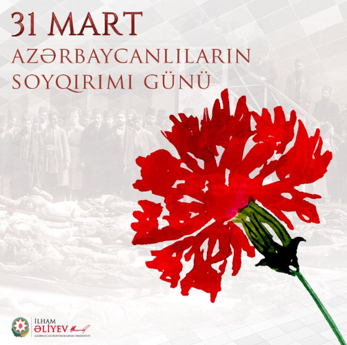 İlham Əliyev Azərbaycanlıların Soyqırımı günü ilə əlaqədar paylaşım edib