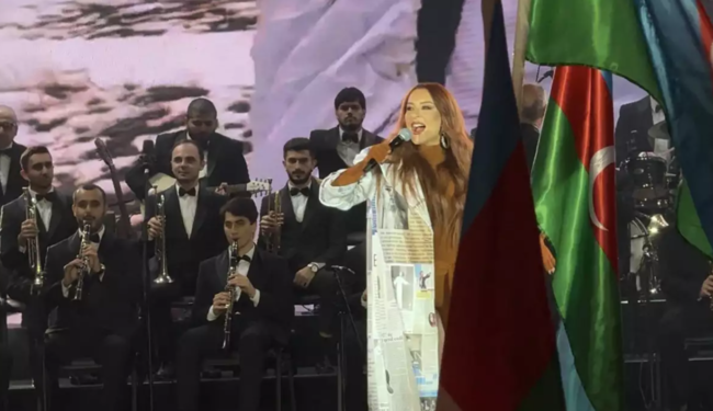 Tünzalə Ağayeva Sumqayıtda konsertdə