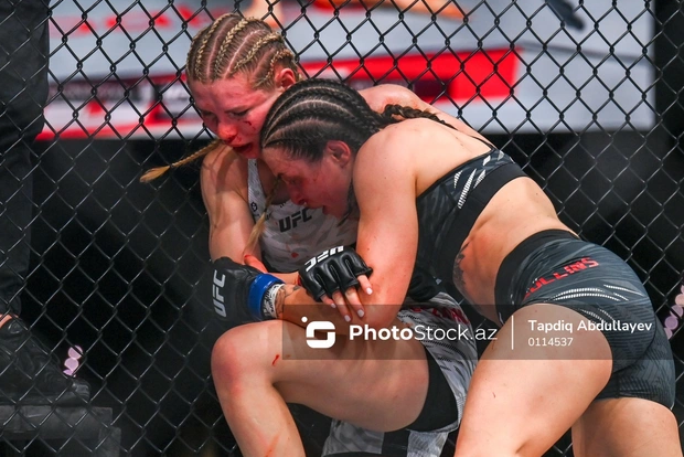 "UFC Fight Night": Rusiyalı Darya Jeleznyakova ingiltərəli Melisa Mallinsə qalib gəldi