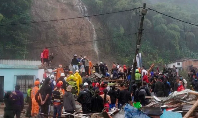 Kolumbiyada torpaq sürüşməsində ölənlərin sayı 23 nəfərə çatıb