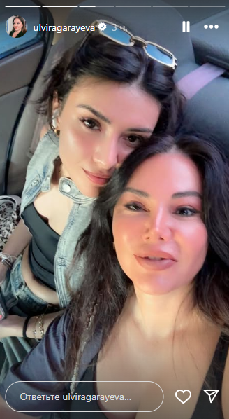 Ülviranın modelə bənzəyən qızı gözəlliyi ilə HEYRAN EDİR - YENİ FOTO