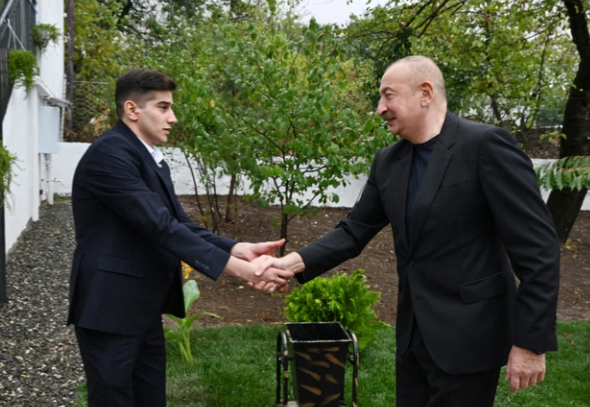 Prezident İlham Əliyev Xocavənd rayonunun Hadrut qəsəbəsində olub